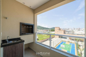 Bom apto c/2 quartos e varanda em Itapema RSN301